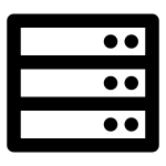 Data Storage Multiple SVG Icon